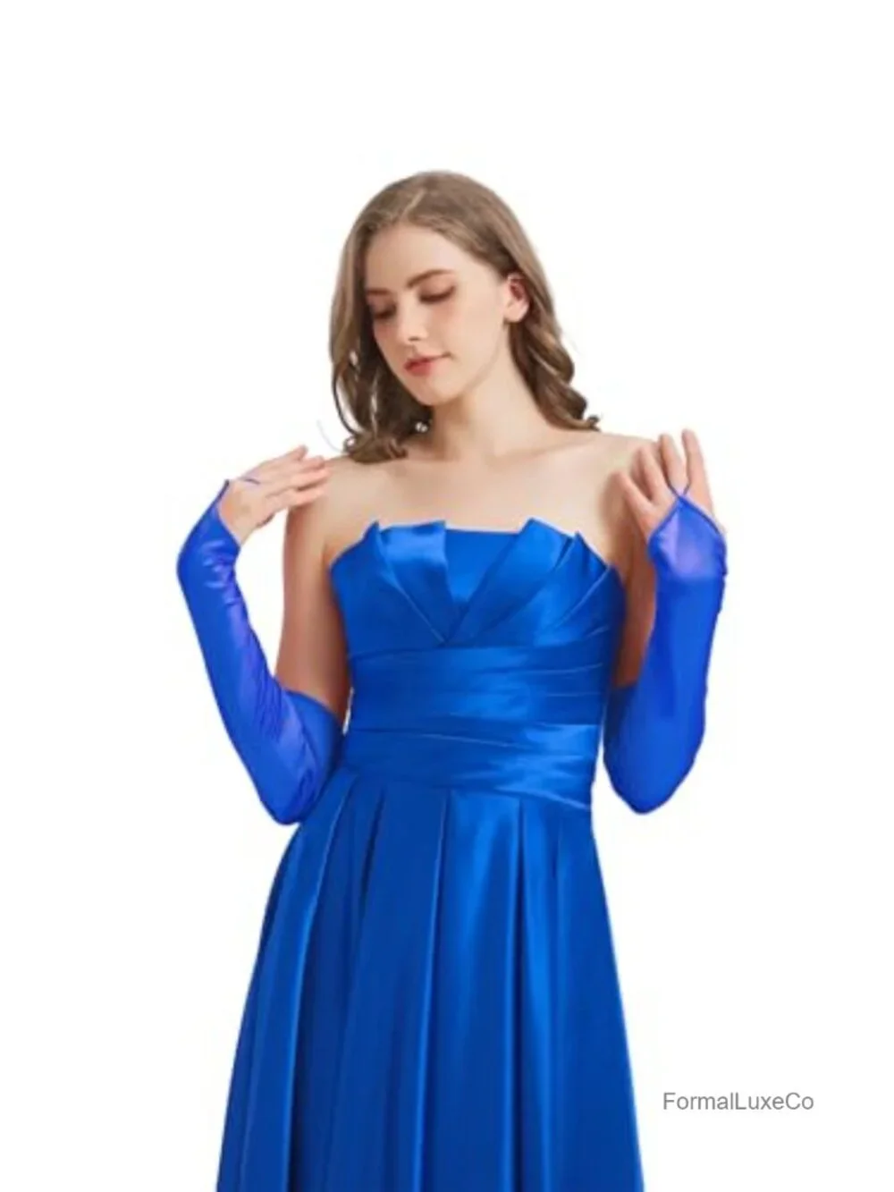 Fingerless Long Satin Gloves for Women Costume 1920s Great Gatsby Opera Elbow